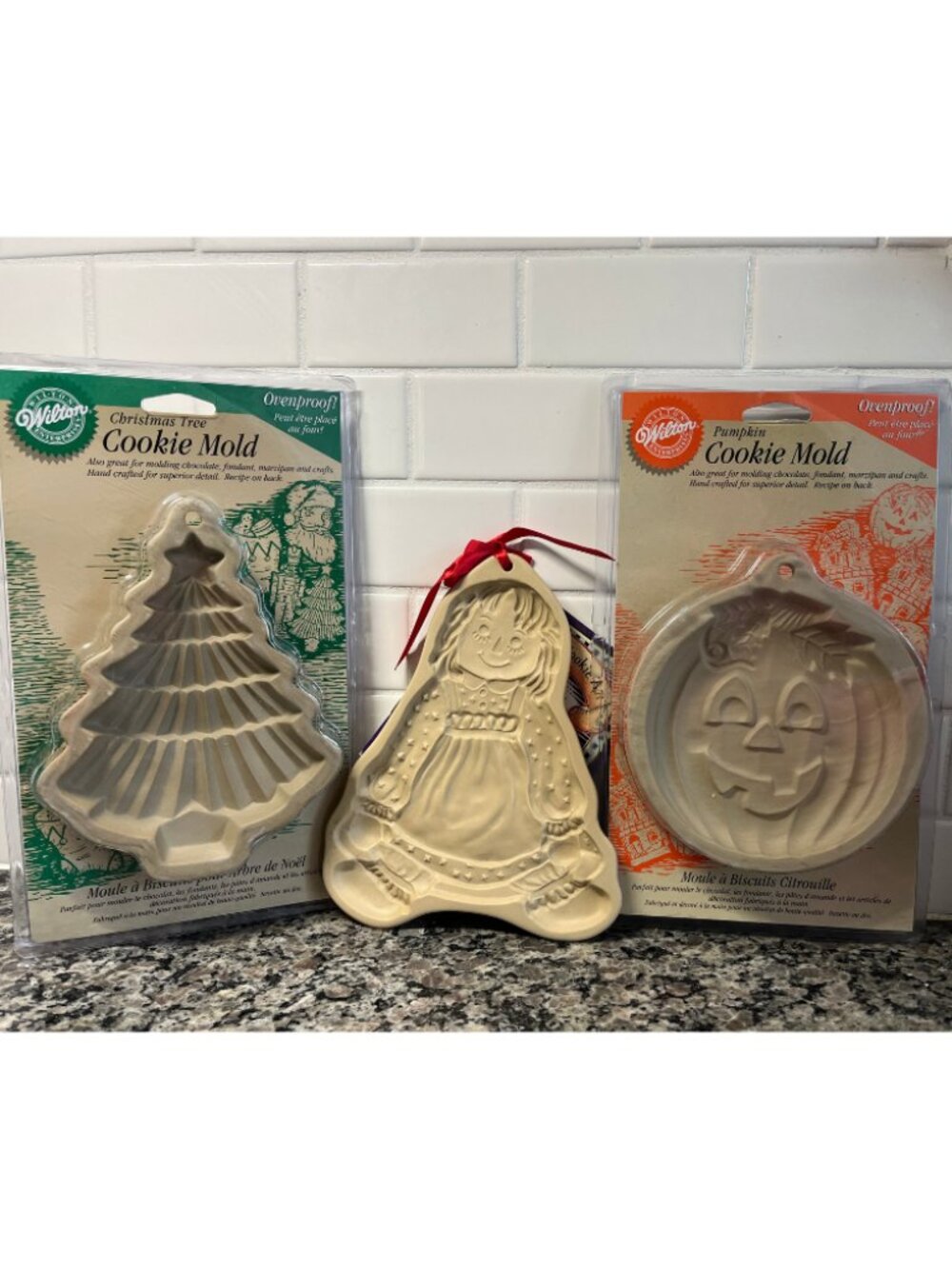 Vintage cookie mold collection (bundle of 3)